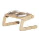 Bowls Item Type Raised Pet Bowls for Cats and Dogs Waterproof Bamboo 2 Glass Bowls