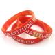 Custom Silicone Bracelet Bangle Luminous Wristband Bracelet Recessed Silicone Bracelet