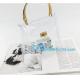 Fashion transparent handbags clear pvc shoulder bag large capacity tote bag for women, shoulder pvc plastic clear pvc be