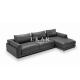 American Contemporary Style 2017 New Living Room Furniture High Class Genuine Leather Sectional Sofa Sets  ZZ-T-012