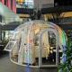Transparent 6m Geodesic Dome House With PC Aluminum Construction
