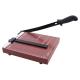 Mini Paper Cutter with Wooden Base Manual Paper Trimmer from ZEQUAN