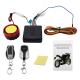 ABS DC12V Motorcycle Security System , One Way Anti Theft Alarm For Bike