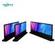 47.6inch Stretched Bar LCD Display Double Sided Table Stand Monitor