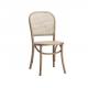 SGS Certificate Length 46cm Rattan Garden Chairs , Bistro Wicker Chair