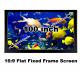 Matt White Projection Screen 100 Inch Fixed Frame 16:9 HD Projector Fabirc High Quality