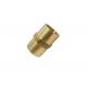 Round Head Nipple Coupling Brass Pipe Fitting 1/2 Inch NPT X 1/2 Inch NPT