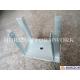 Q235 Steel Plate Concrete Forming Accessories , Galvanized Fork Head for Slab Form Construction