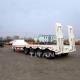 TITAN 3 axles excavator trailer heavy duty low bed trailer low smei trailer price for sale