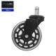 Metal Office Chair Wheel Replacement 75mm Medical Swivel Chair Wheel Replacement