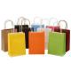 Colored Kraft Paper Bag Kraft Paper Carrier Small Bags With Paper Handles