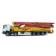 67m Benz Chassis Equipped With 5 Axles Truck Mounted Concrete Pump 7 Section RZ Type