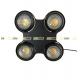 Wedding Theater Background Audience Blinder Lights 4x100w Cob Led 4 Eye