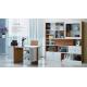 Simple Full Bedroom Furniture Sets / Melamine Bookcase With Multi - Fuction