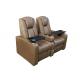 Reclining 2 Seat Movie Theater Couches With Cup Holder