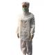 Cleanroom ESD Safe Clothing Polyester Anti Static Jacket And Pants Class 1000 - 10000