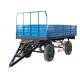 3-15Tons 4 Wheels Agricultural Tipping Trailer Tractor Mounted Trailer Left And Right Dump Farm Trailer