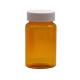 Free Samples 150ML/CC PET Plastic Orange Bottle For Medicine Pill Supplement Bottle