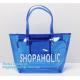 Eco friendly PVC zipper bag/pvc clear bag/PVC handle bag, Clear PVC handle bag, Clear plastic carrier bag, Superior qual