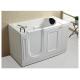 Acrylic White Walk In Bath And Shower / Jacuzzi Walk In Tub Size 1290*765*1015mm