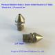 1/4 Male Stainless Steel Sewer Cleaner Jetter Nozzle (4 Jets)