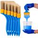 6PCS Chalk Wax Paint Brush For Crafts 1 In 1.5 In 3 In 4 In