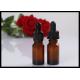 Perfume Essential Oil Glass Dropper Bottle 10ml Amber Logo Printing Customized