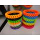 Best selling silicone braided bracelet,Twist silicone wristband with factory price
