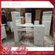 Modern manicure table vacuum and nail salon furniture cheap nail table white color