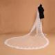 3m Ivory Bridal Veil Jacquard Lace Edge with Cord