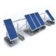 1.4KN/M2 Solar Panel Roof Mounting Systems Customized Color Aluminum Stainless Steel Structure