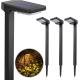 100LM Outdoor Solar Garden Lights with Monocrystalline Silicon Solar Panel and 1200mA Battery Capacity