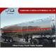 45 cbm FUWA axle petrol fuel tanker semi trailer aluminium alloy sale