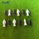 1:75 scale Arab black and white  figure 3.6cm for architectural model making train layout