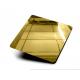 Gold Stainless Steel Sheet Plates 304 SS Decorative Sheets Mirror Surface