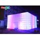 Customized Air Cube Tent Inflatable Nightclub Wedding Photo Booth With Colorful LED Light