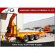 14.1 meters 3 axles container side lifter semi trailer