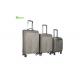 Elegant PU Soft Sided Luggage with Two Spinner Wheels and Internal Trolley System