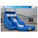 Sea Style Dolphin Inflatable Water Slides , Outdoor Inflatable Water Park With Pool