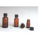 Custom Clear / Amber, Medical, Pharmaceutical, Screw Glass Bottles AM-MGB