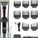 ABS Men Beard Trimmer Body Groomer Waterproof USB Rechargeable Hair Clippers