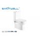 Comfortable Sanitary Ware Two Piece Wc Toilet White Ceramic Floor Standing