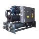 60hp Industrial Water Cooled Chiller Integrated System Semi Hermetic Screw Type