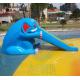 Elephant Shaped Mini Pool Slide Outdoor Commercial Swimming Pool Slides Customized