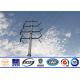 18m 240kv Metal Transmission Line Electrical Power Pole For Steel Pole Tower
