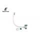 White Color Bath Overflow Pipe Lead Free Water Safety