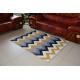 Polyester Printing mat printed carpet 650g/m2 rolled in polybag non-woven backing rug anti-slip cheap carpet 120x170
