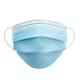 Blue Disposable Nose Mask , Disposable 3 Ply Face Mask Light Weight Soft