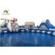 Custom Polar Bear White Giant Inflatable land Water Park Durable Odourless