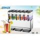 Countertop Electric Fruit Juice Cooling Machine Six Tanks For Party / Cafeterias
